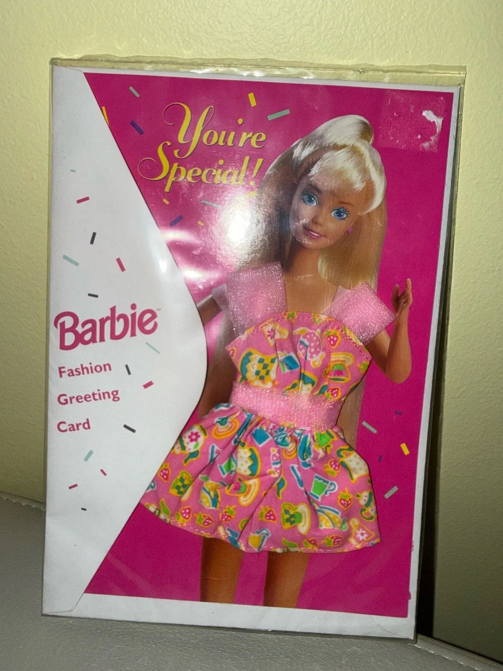 Barbie Bright Pink 'You're Special' Fashion Greeting Card